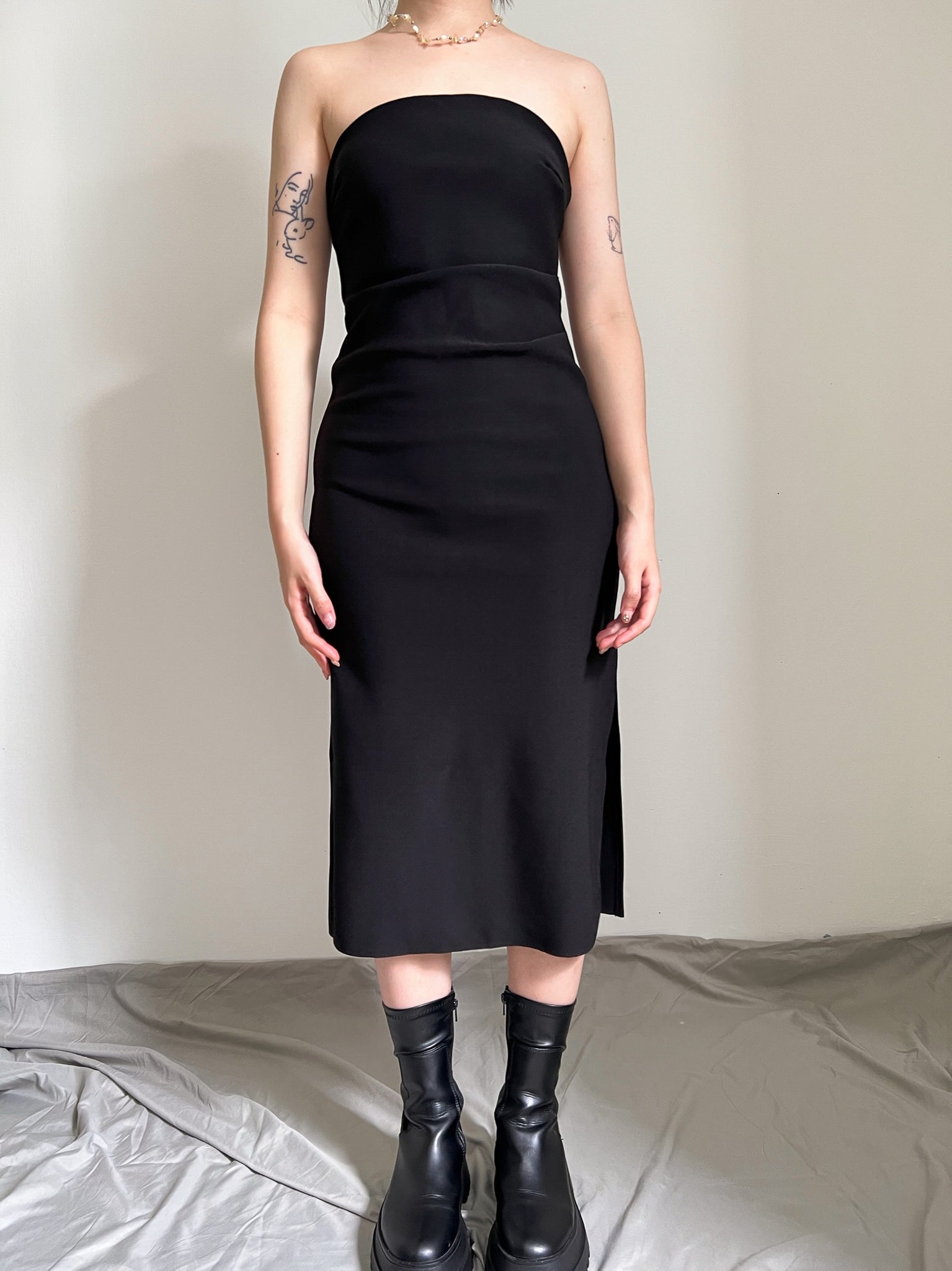 BONNIE TUBE DRESS IN BLACK