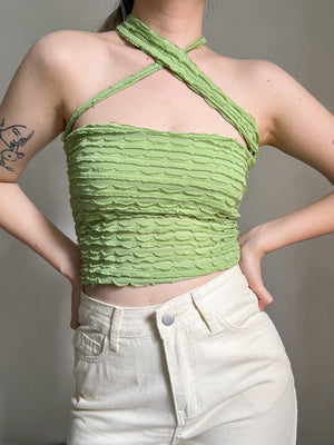 ANNA TOP IN SAGE