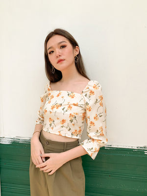 LEAH FLORAL TOP