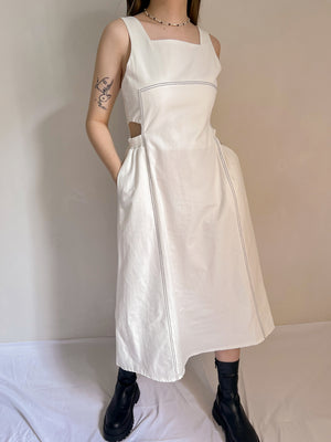 SKYLER MIDI DRESS IN WHITE