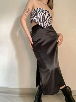 SABRINA MIDI SKIRT IN BLACK