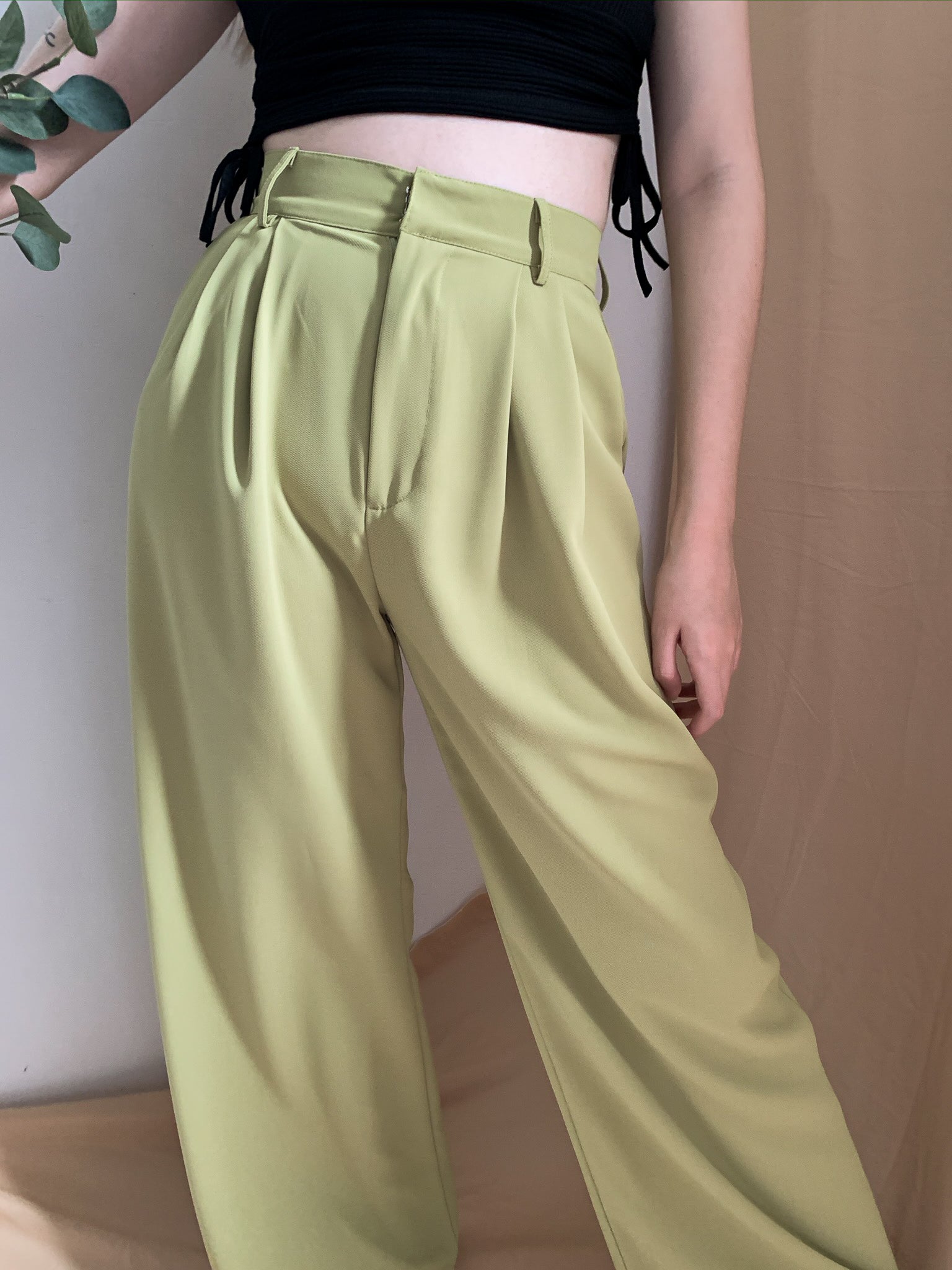 ESTELLE PANTS IN GREEN APPLE