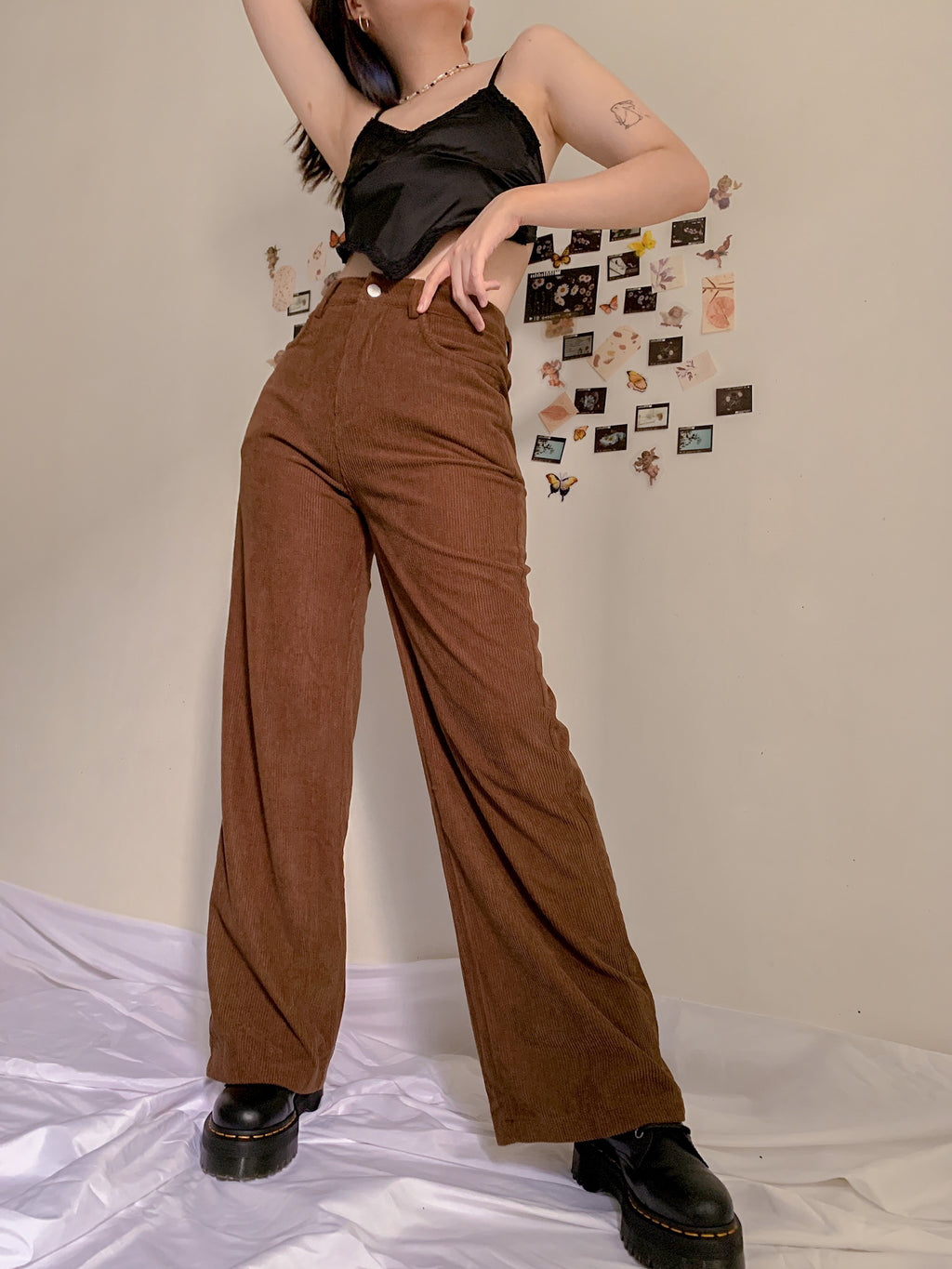 EDEN CORDUROY PANTS IN BROWN