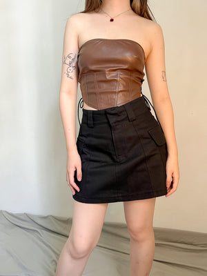 SAMMY TUBE TOP IN BROWN