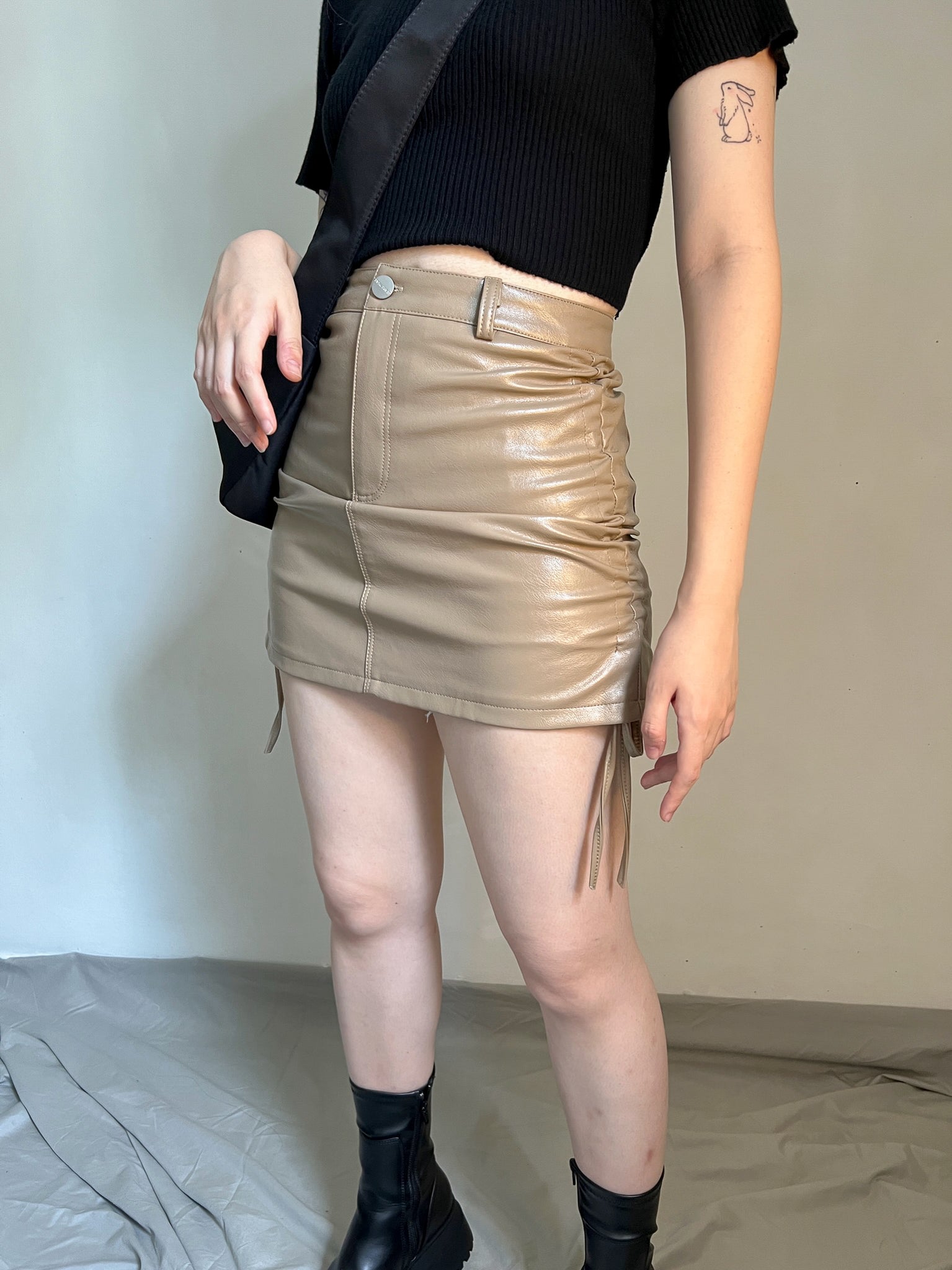 SYDNEY LEATHER SKIRT