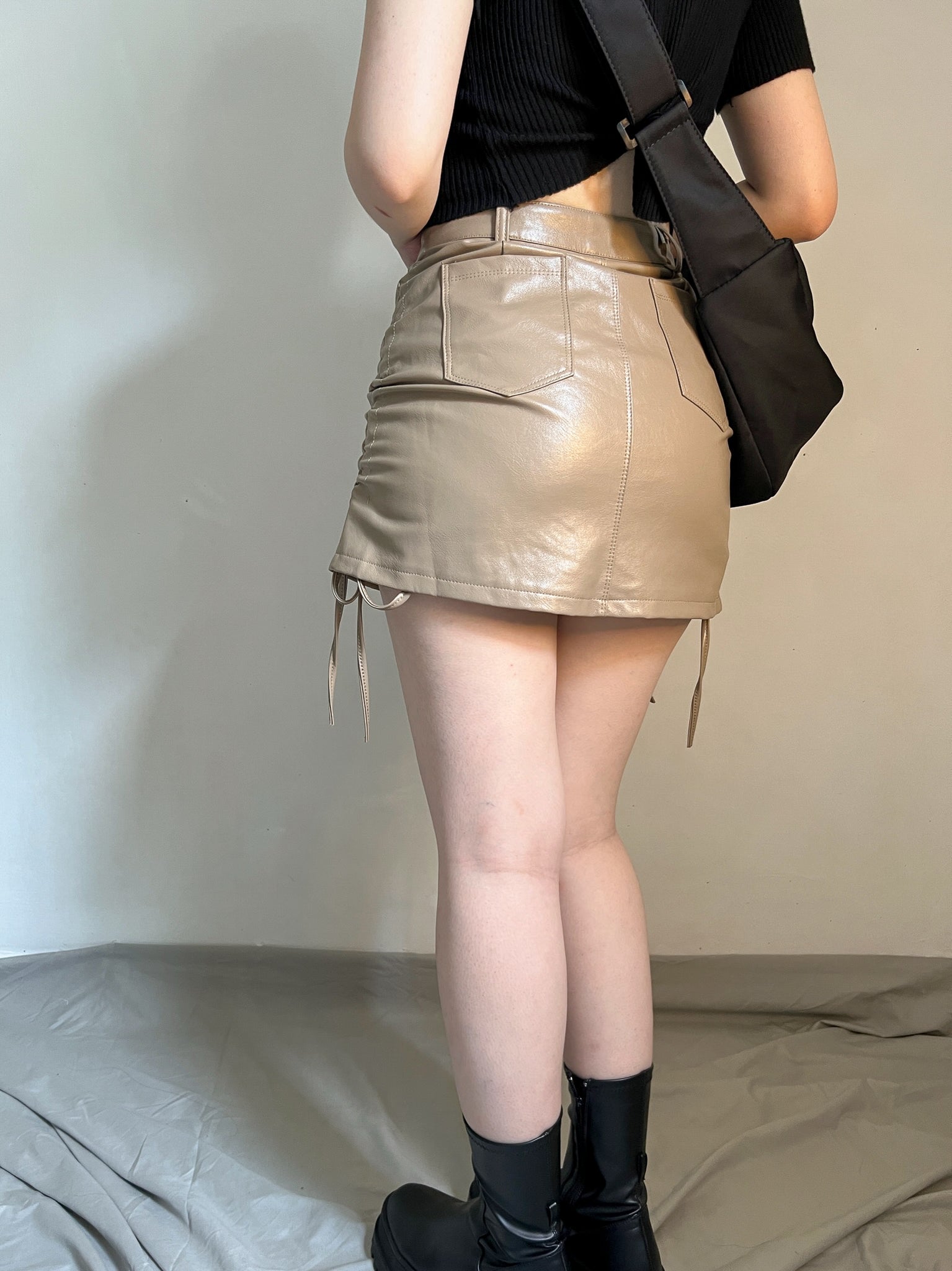 SYDNEY LEATHER SKIRT