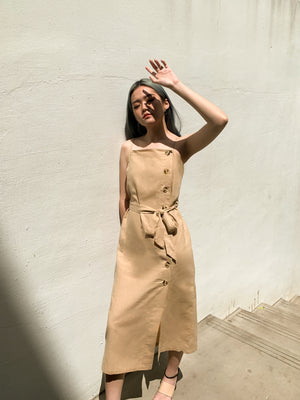 LAST RITE MIDI DRESS IN SANDSTORM