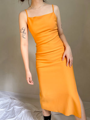 LAVON MIDI DRESS IN HUAT ORANGE